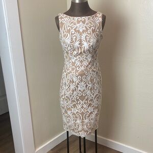 Elegant Sequin Lace Dress
